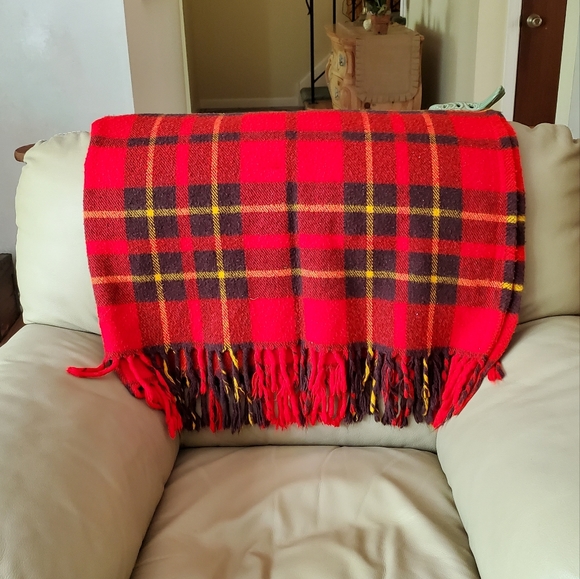 Faribo Faribault Woolen Tartan Fringed Throw - Picture 8 of 8